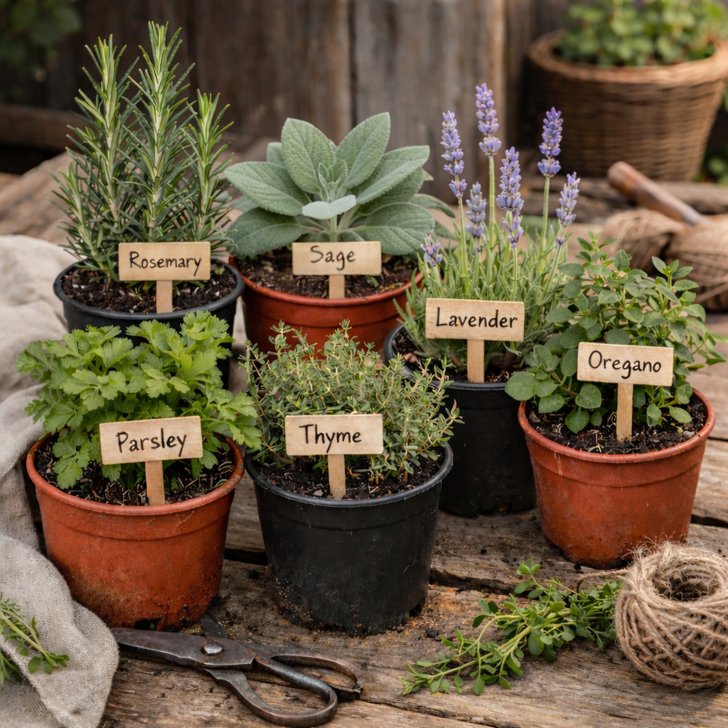succulent herbs Harvest-to-Table Herb Collection