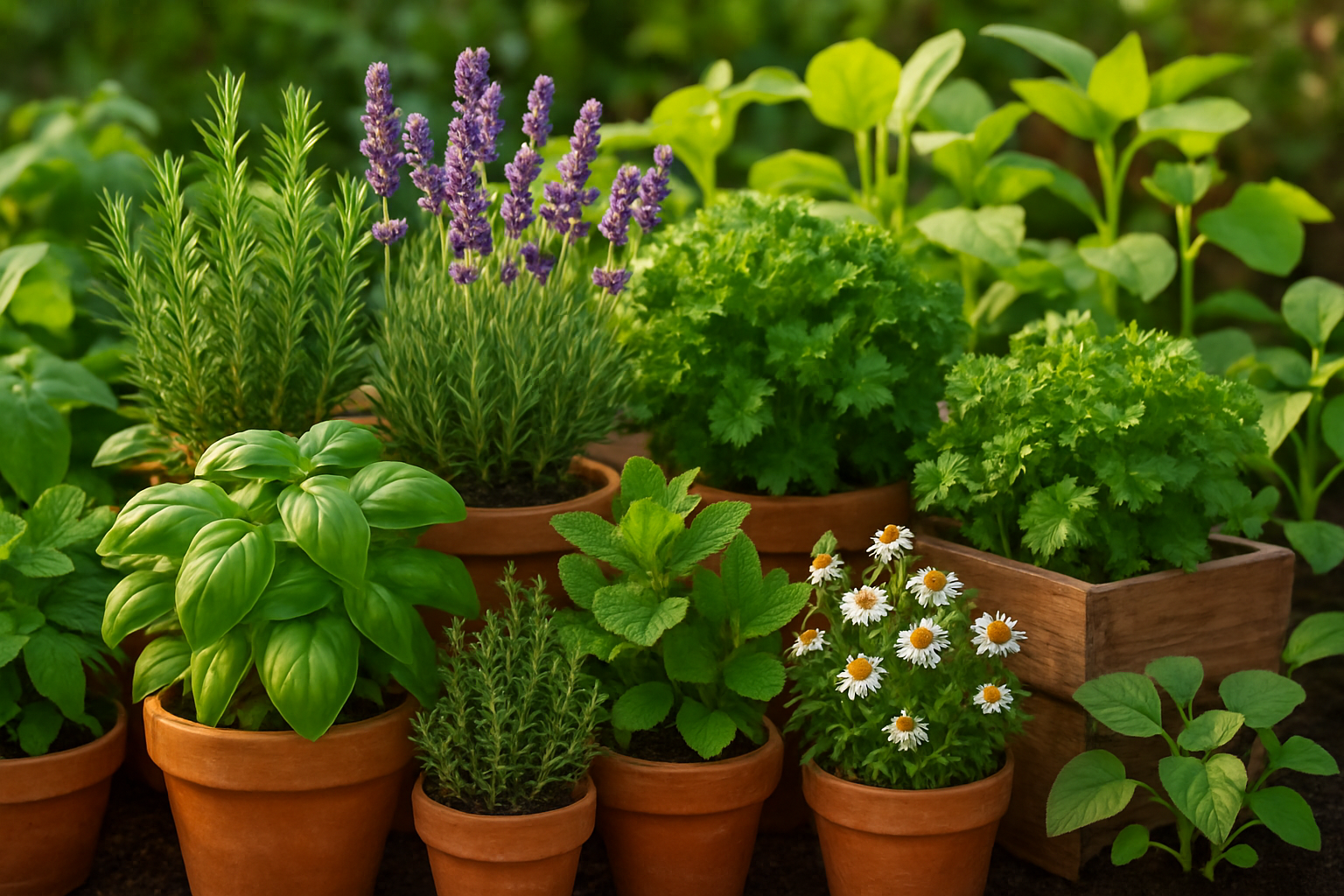 Banner for labor day sale no words just herbs plants