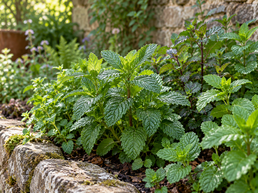 Mints in the Garden